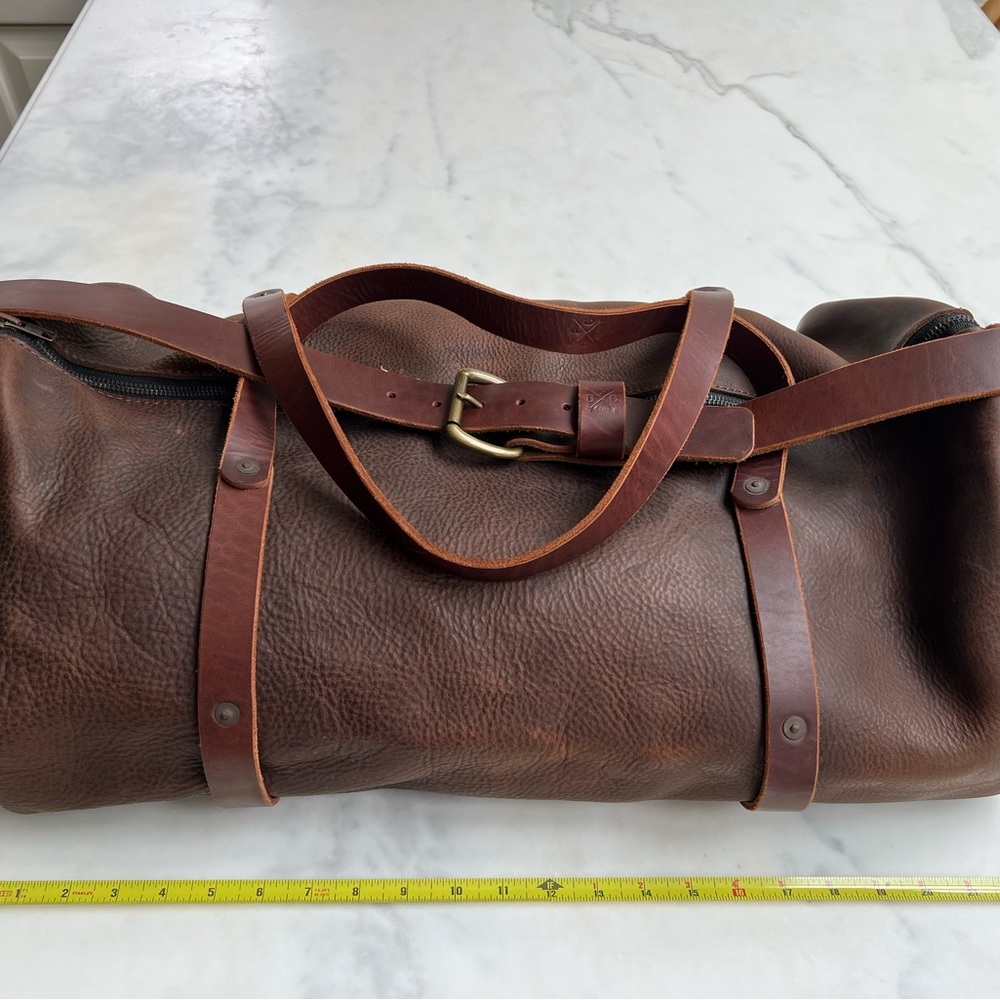 Go Forth Goods Leather duffel